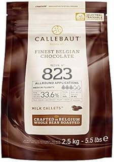 CALLEBAUT Odbiornik nr 823 - Koperture Callets, Vollmich Schokolade, 33,6% kakao, 2,5 kg - 1 opakowanie