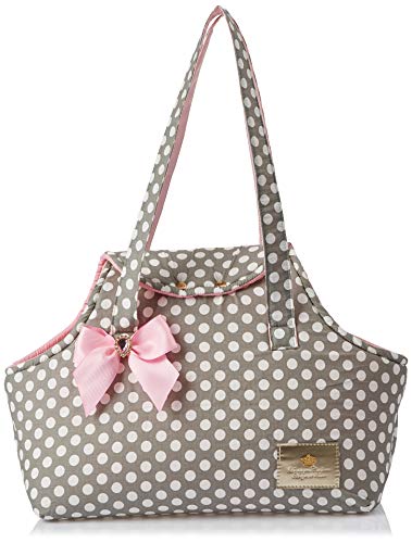 Bolsa Tour Princess Bonito para Cães, Tamanho U, Cinza e Rosa