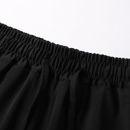 Capris Pants for Women Summer Ice Sensation Quick Drying Light and Thin Casual and Cool Straight Leg Drawstring Loose4