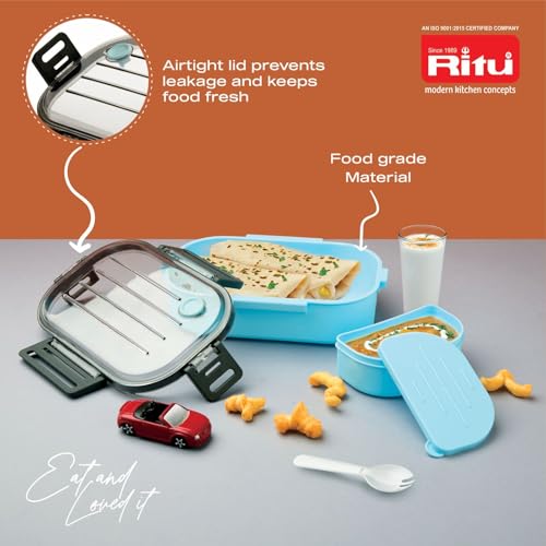 Image of RITU J-433 Evan Lunch Box for Office, School & Travel Use-1200ml