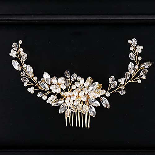 Peinetas de perlas de cristal como regalo inolvidable de boda 4