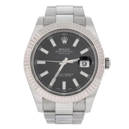 Pre-Loved Oyster Perpetual Datejust II Automatic Watch Stainless Steel and White Gold 41