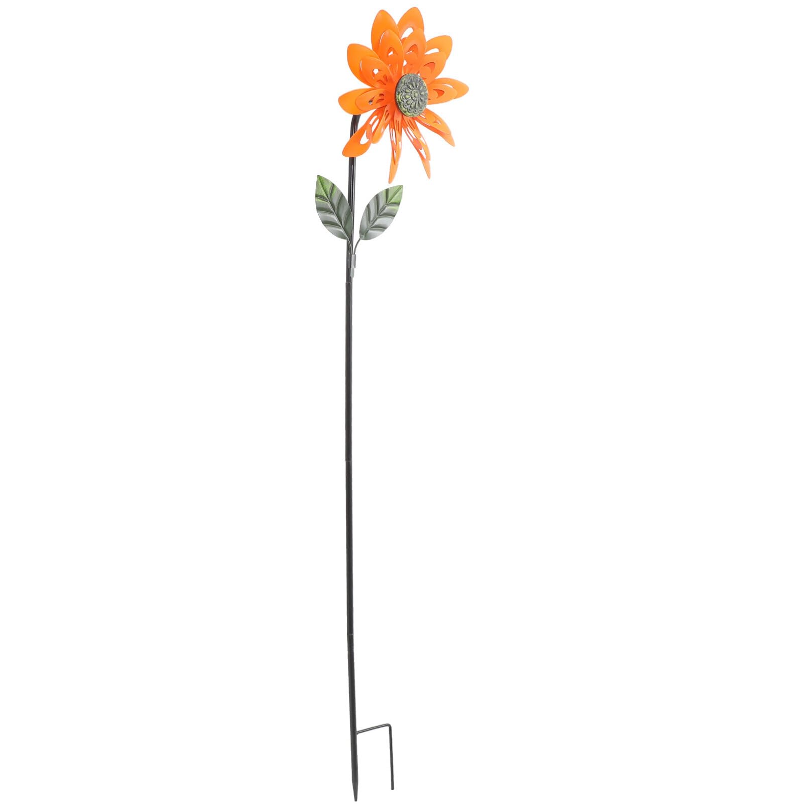 POPETPOP Molino De Viento Giratorio De Flores Molino De Viento Artesanal para Jardín Decoración De Molinete Giratorio para Patio