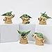 ZKTSRY 5-Pack Baby Yoda Gifts - 2.2-Inch Anime Action Figure Model, Action Figures Suitable for Movie Fans of All Ages