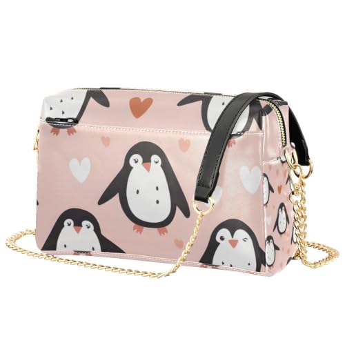 Sac à bandoulière en cuir PU femme pingouin : fini les sacs lourds