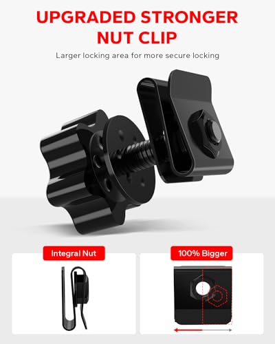 Amazicha Saddlebag Locks Upgraded Theft Deterrent Saddle Bag Bolts Mounting Hardware Compatible for Harley Davidson Touring Street Glide, Electra Glide, Road King, Road Glide 1988-Later