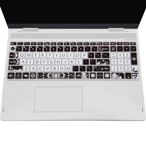 Protector para teclado HP 15.6'' Sun and Moon silicona miniatura 7