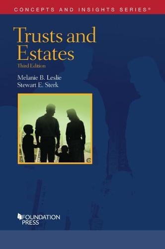 Buy Trusts and Estates (Concepts and Insights) — BookShops.in