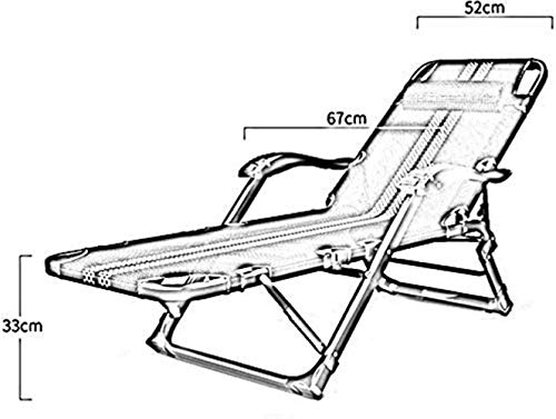 Chaise longue de plage pour éliminer la fatigue du dos