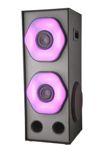 TECHXEWOO PS-2615 Home Theatre Party Speaker, 8-inch Woofer, Dual 4-inch Speakers, 200W Peak Output, Bluetooth 5.0, RGB LED Lights, FM Radio-image-49