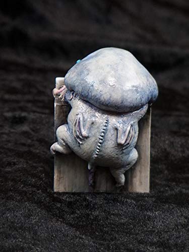 Figura de resina modelo 1:10 animal base 37 mm miniatura 2