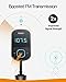 Anker Roav SmartCharge T1, Bluetooth FM Transmitter for Car, Audio Adapter and Receiver with Big LED Display, PowerIQ 2.0, Hands-Free Calling, and AUX Output, Compatible with Quick Charge 3.0 Devices