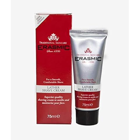 Erasmic lather shave cream 75mls Cover