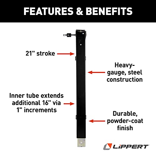 Lippert 179013 Lead Fifth Wheel Landing Gear Drop Leg 29-1/2" And Snap Pin #TOP2