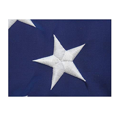 Yafeco U.s. 50 Star Sewn Boat Flag, 16 X 24 Inch Yacht Boat Ensign Nautical Us American Flag Fully With Sewn Stripes, Embroidered Stars And Brass Grommets 12 X 18 Inch #TOP5