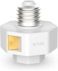 Wyze Lamp Socket v2 Power Adapter for Wyze Cam v3/v3 Pro/ v4/OG/Pan v3(Camera Sold Separately) asin的图片