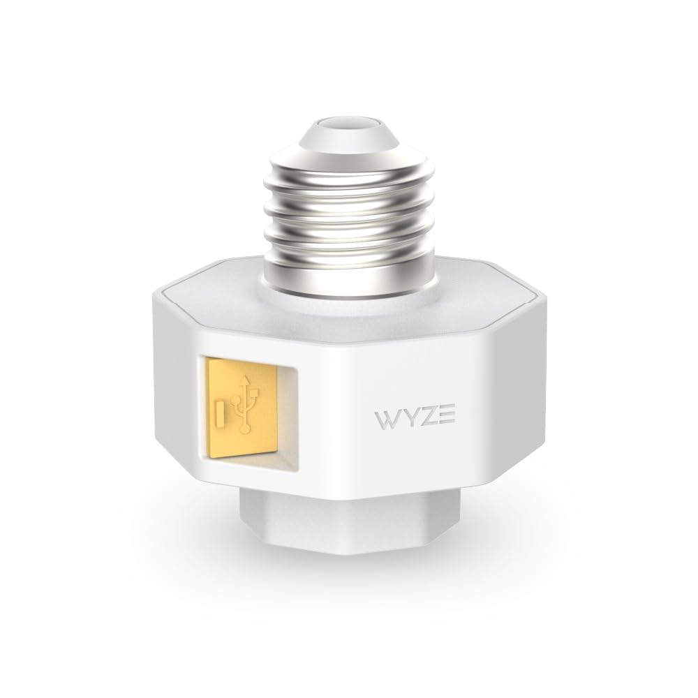 Wyze Lamp Socket v2 Power Adapter for Wyze Cam v3/v3 Pro/ v4/OG