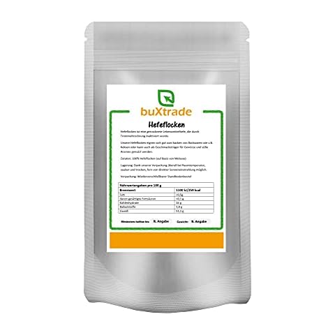 1 kg | Hefeflocken | Hefe | getrocknet | Melasse | rein | Lebensmittelhefe | Buxtrade Cover