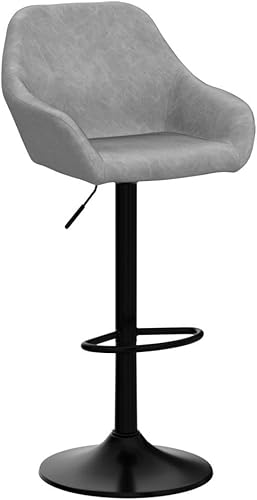 Miniatura 15 de HOMCOM Taburetes de bar ajustables, taburetes de bar giratorios con reposapiés y respaldo, piel sintética y base redonda de acero, para encimera de
