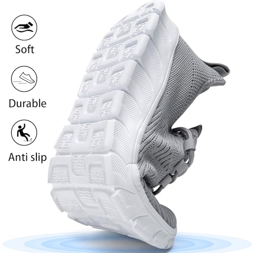 Image of Mens Running Shoes Tennis Shoes Walking Gym Sneakers Lightweight Non Slip Mesh Casual Workout Sneakers