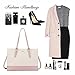 LOVEVOOK Laptop Bag for Women, Fashion Computer Tote Bag 15.6 Inch Large Handbag, Shoulder Bag Purse for Business Work