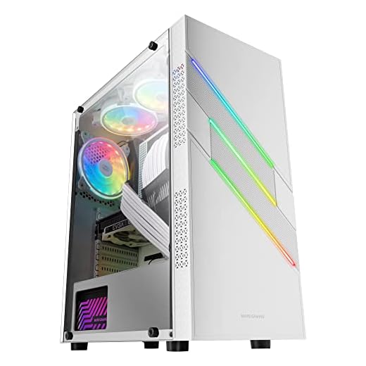 Mars Gaming MC-U3 Blanco, Caja PC Gaming ATX XL, Frontal Triple ARGB, Ventilador 12cm ARGB, Ventana Cristal Templado