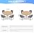 Funshot Outdoor Furniture Cover, Heavy Duty Round Outdoor Table Cover, Patio Furniture Covers Waterproof, 62"Dia x 28"H, Black