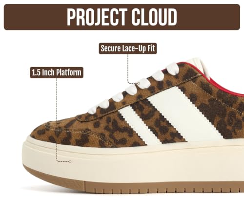 Image of Project Cloud Platform Sneakers for Women - Lightweight Memory Foam Insole Womens Sneakers - Non-Slip Fashion Sneakers for Women Footwear - Women's Fashion Platform Shoes (Nita)