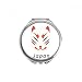 Traditional Japanese Local Fox Head Hand Compact Mirror Round Portable Pocket Glass