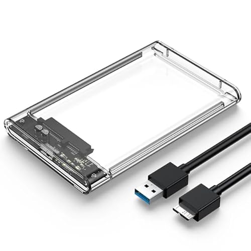 �����f�[�^�]�� USB3.0 �ڑ� 2.5�C���` HDD/SSD �d���s�v SATA �n�[�h�f�B�X�N 4TB�܂őΉ� 9.5mm/7mm�����Ή� �|�[�^�u�� �N���A�P�[�X