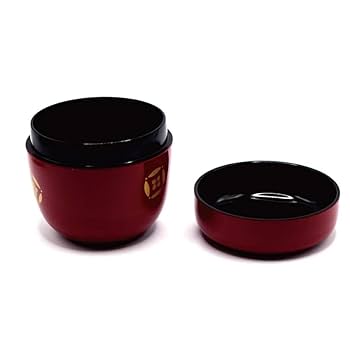 Amazon | 茶道具 中棗 棗 なつめ 朱 丸七宝 樹脂製 茶道 抹茶