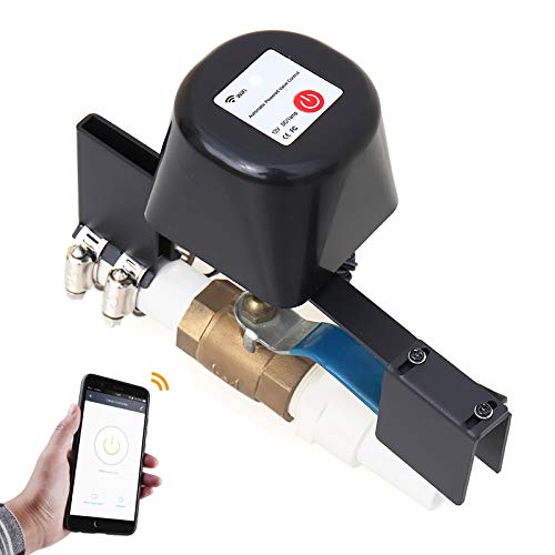 Wifi Water Valve, Upgrade Smart Water Valve Shut off, Automatic Ball Valve Watering Timer, Sprinkler Controller , Compatible With Alexa, Google and Application Program iOS/Android（Upgrade）…