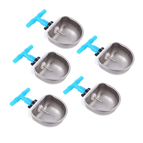 Mikikit 5PCS Rabbit Water Bowl Drinking Feeder for Rabbits Design for Animals Convenient Watering