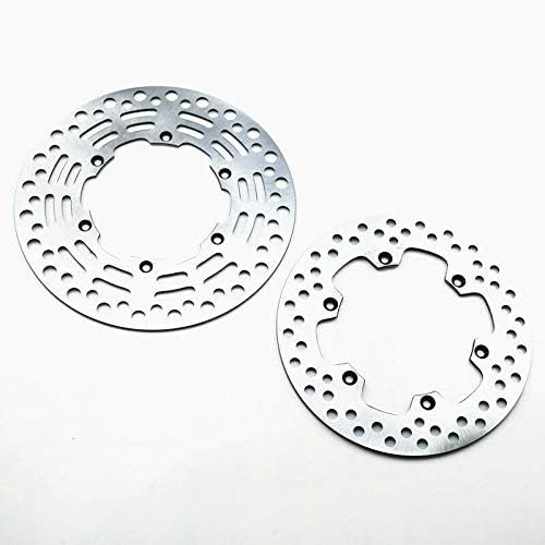 Front + Rear Brake Disc for Suzuki DR250R 95-00 DRZ400 Y/K/E SY/SK 00-09 DR350 (Front + Rea)