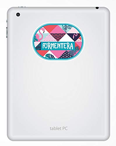 2 x 10cm Formentera in vinile Stickers - Spagna