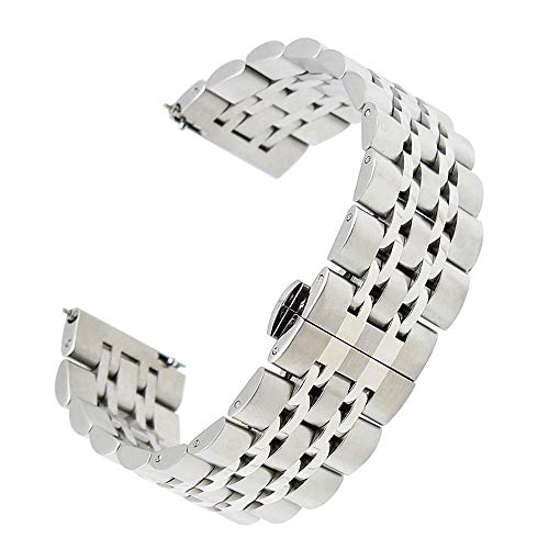 Bracelet de montre anti irritation en acier inoxydable 20mm sans outil