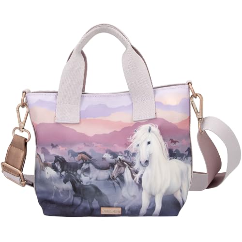 Depesche 12513 Miss Melody Night Horses - Mini Shopper mit Pferde-Motiv,...