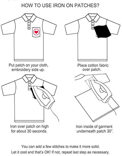 Ximkee 1 Pair Chinese Gold Dragon Embroidery Appliques Sew Iron On Patches #TOP6