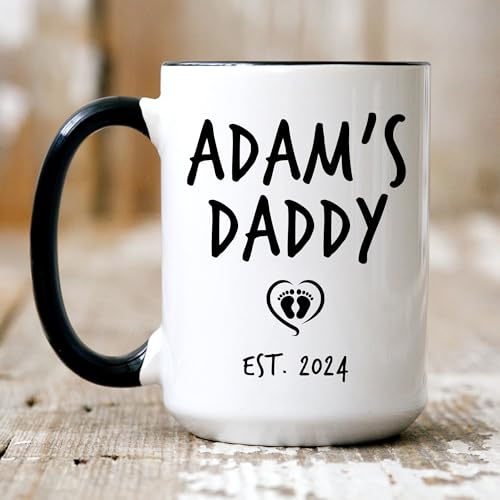 Personalized New Dad Coffee Mug, New Dad Mug, New Dad