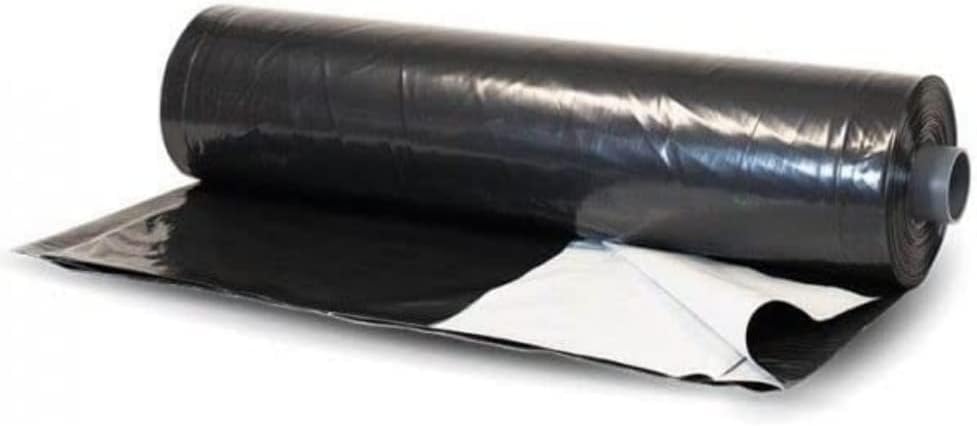 Farm Plastic Supply - Silage Tarp Black/White Plastic Sheeting - 5 Mil ('20' x 40') - Heavy Duty Polyethylene Plastic Tarp for Silage Cover, Bunker Cover for Farming, Agriculture, Ground Covering