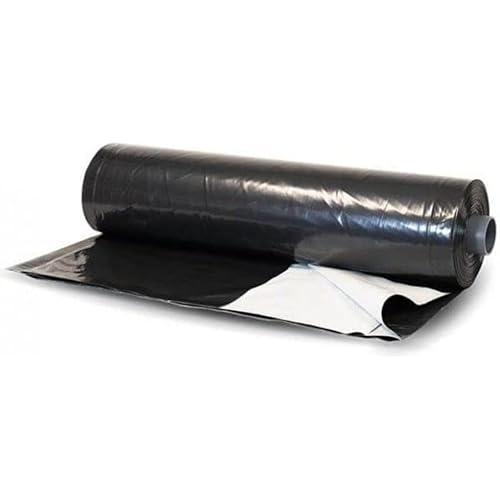 Farm Plastic Supply - Silage Tarp Black/White Plastic Sheeting - 5 Mil (24' x 30') - Heavy Duty Polyethylene Plastic Tarp for Silage Cover, Bunker Cover for Farming, Agriculture, Ground Covering