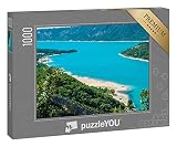 puzzleYOU: Puzzle 1000 Teile „Lac de Saint Croix, Gorges du Verdon, Provence, Frankreich“