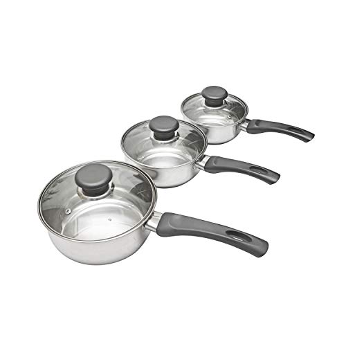 Sabichi 3-Piece Stainless Steel Day To Day Saucepan Set CE46 6 Gallery Image