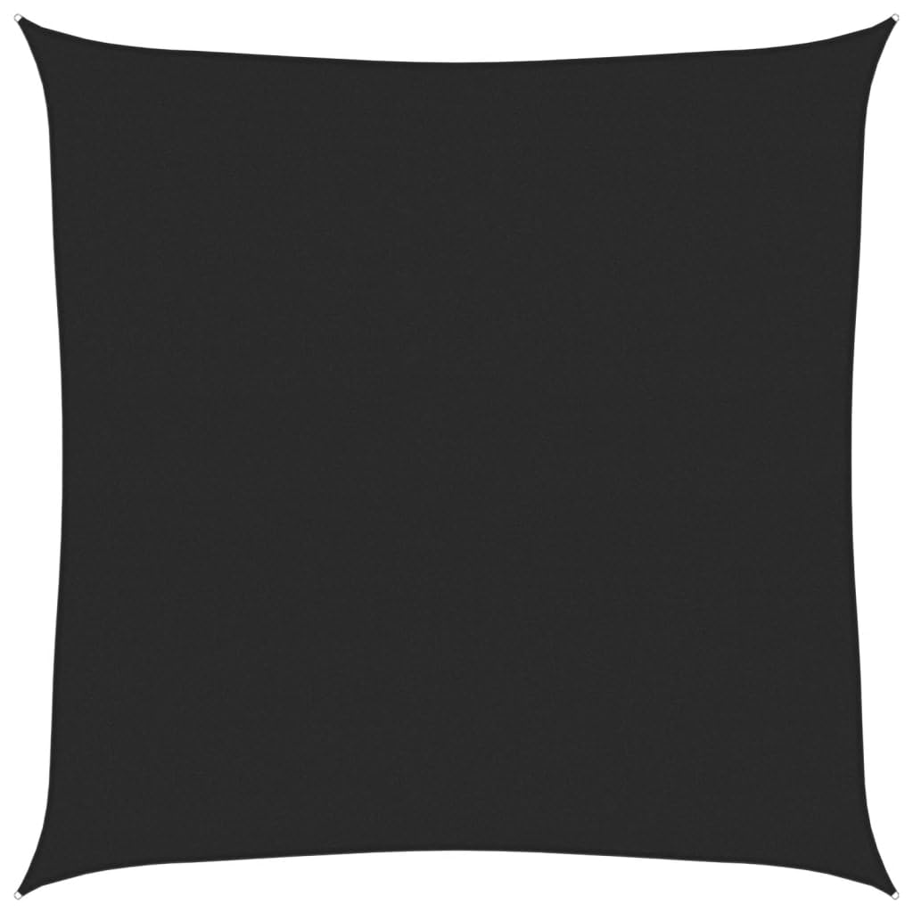 Voile d'ombrage pour jardin et terrasse 7x7m ombrage noir extérieur