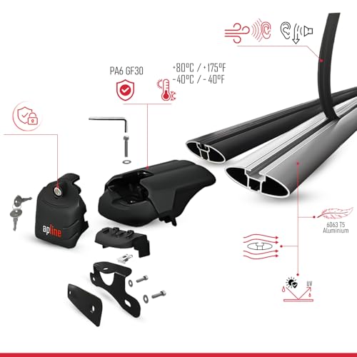 Barres de toit Honda Pilot 2016-2022 railing porte-bagages auto - 5