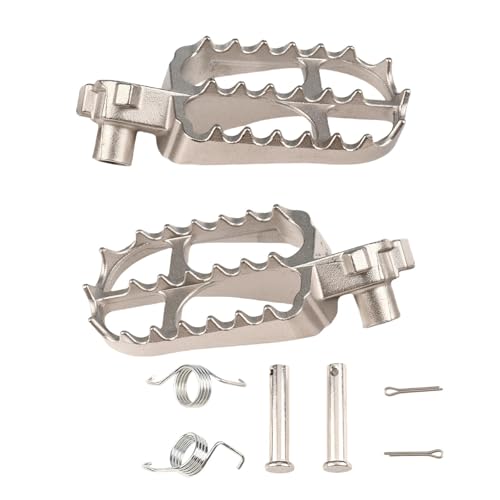 Repose-pieds avant en acier inoxydable premium pour moto YZ 250 et 450FX