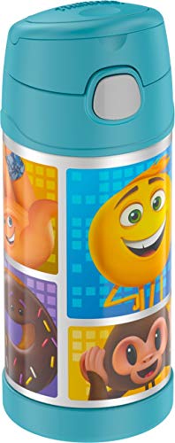 Image of Thermos Funtainer 12 Ounce Bottle, Emoji Movie