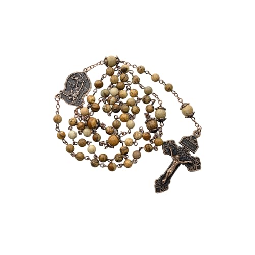 Intercession Natural Stone St. Michael Rosary