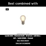Lucide LEX - lampa sufitowa - Ø 33 cm - 2xE27 - czarna