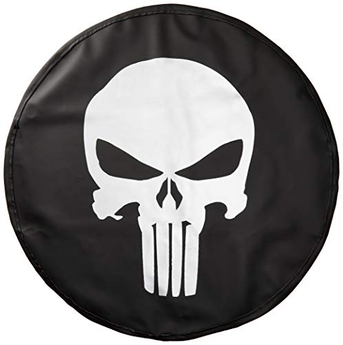 Capa De Estepe Comix Caveira c. Feroza, Freelander, Sportage, Tiggo, Tracker, Vitara, Jimny 4Sport,